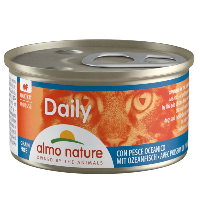 Zooplus Almo Nature Daily 6 x 85 g Alimento umido per gatti Novità
