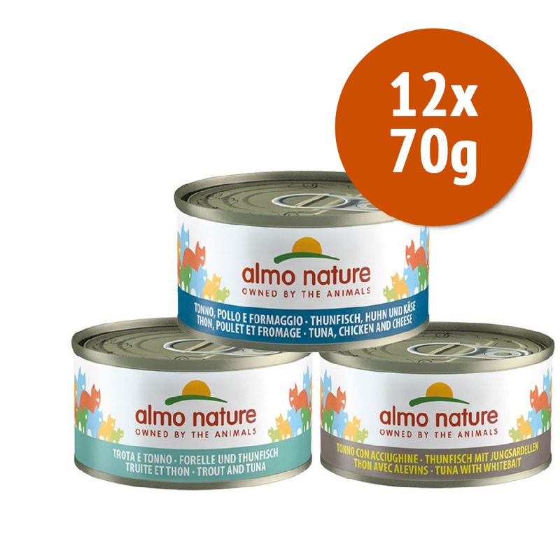 Zooplus Almo Nature 12 x 70 g Alimento umido per gatti Outlet