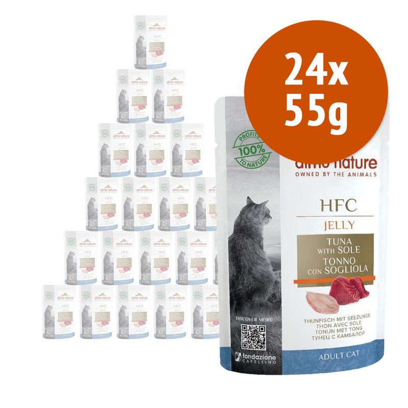 Zooplus Almo Nature HFC Jelly in buste 24 x 55 g Alimento umido per gatti
