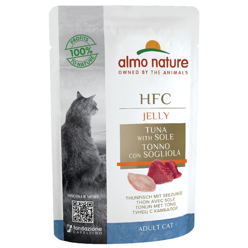 Zooplus Almo Nature HFC Jelly in buste 24 x 55 g Alimento umido per gatti Vendita Economica