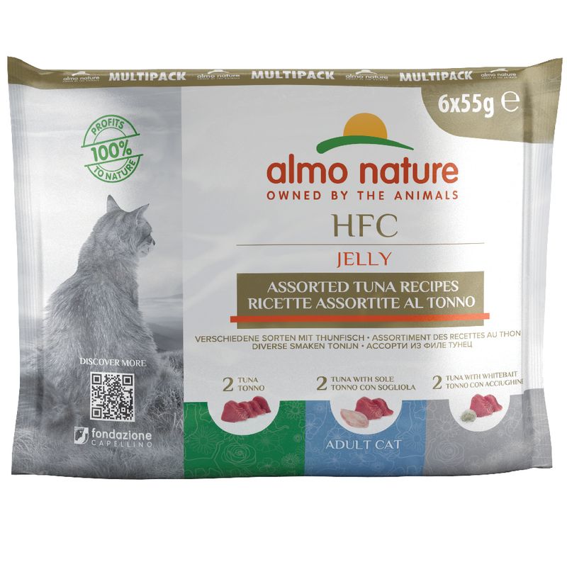 Zooplus Almo Nature HFC Jelly in buste 24 x 55 g Alimento umido per gatti Vendita Economica