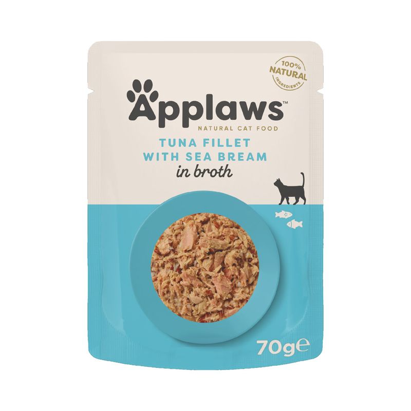 Zooplus Applaws Buste in Brodo 12 x 70 g Alimento umido per gatti Sconto di tempo limitato