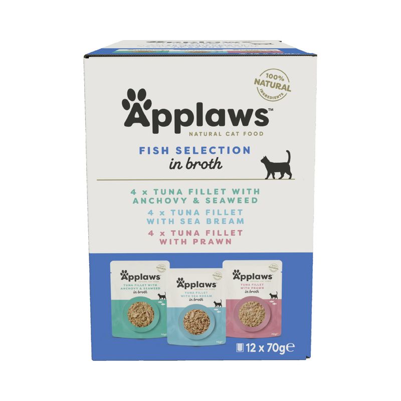 Zooplus Applaws Buste in Brodo Pacco misto 12 x 70 g Grande vendita