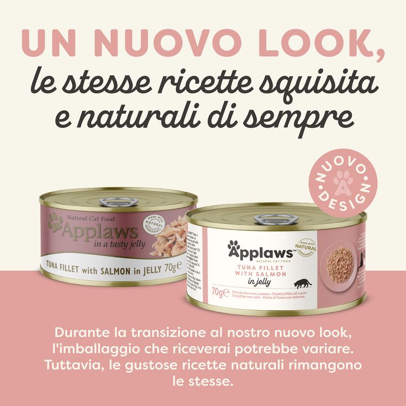 Zooplus Applaws in Jelly 6 x 70 g Alimento umido per gatto