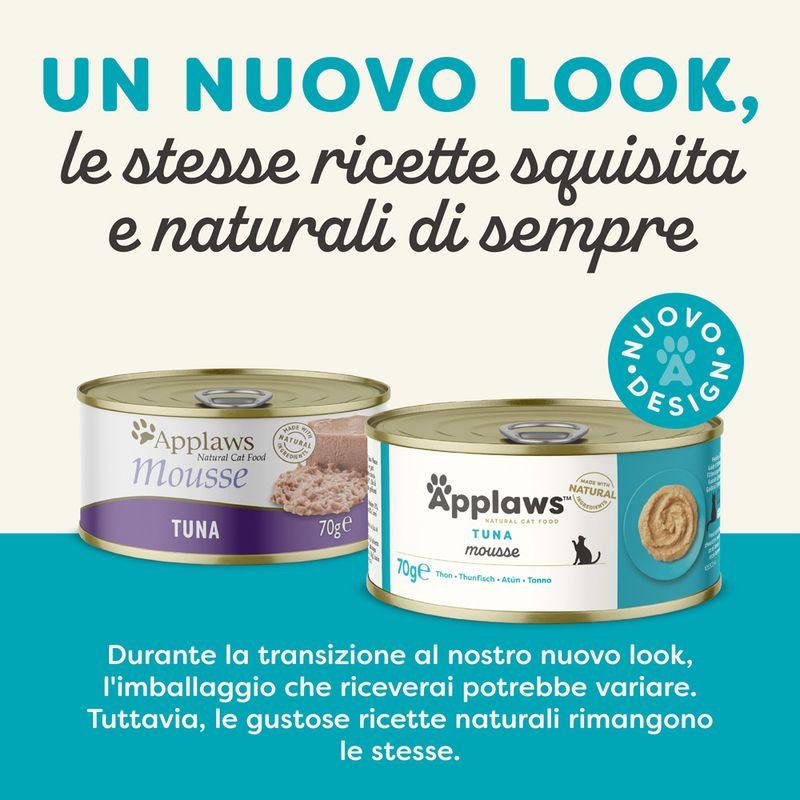 Zooplus Applaws Mousse 6 x 70 g Alimento umido per gatto Fornitura limitata