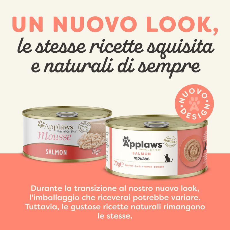 Zooplus Applaws Mousse 6 x 70 g Alimento umido per gatto Fornitura limitata