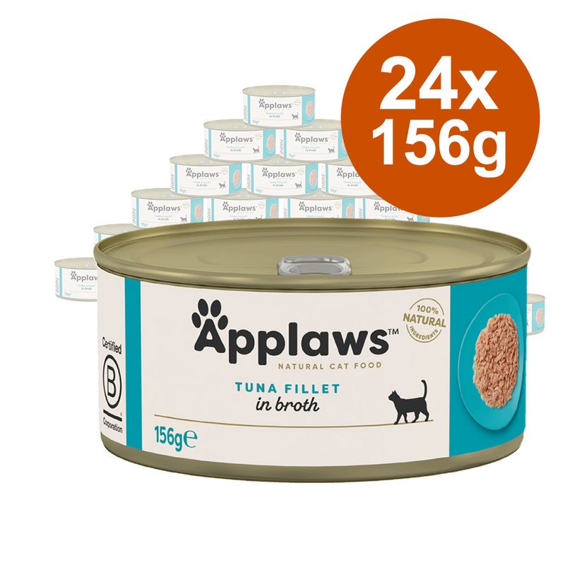 Zooplus Applaws in Brodo 24 x 156 g umido per gatto