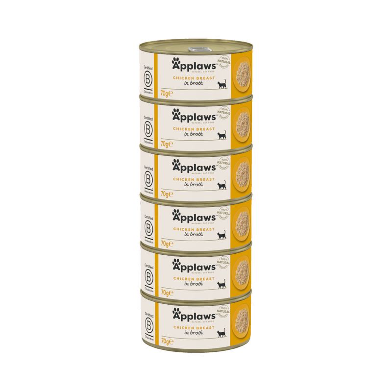 Zooplus Applaws in Brodo 12 x 70 g Alimento umido per gatti Offerta esclusiva