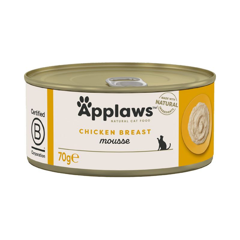 Zooplus Applaws Mousse 12 x 70 g Alimento umido per gatto Offerta natalizia