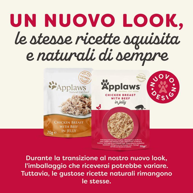 Zooplus Applaws Buste in Jelly 16 x 70 g Alimento umido per gatti Offerta per la Festa della Mamma