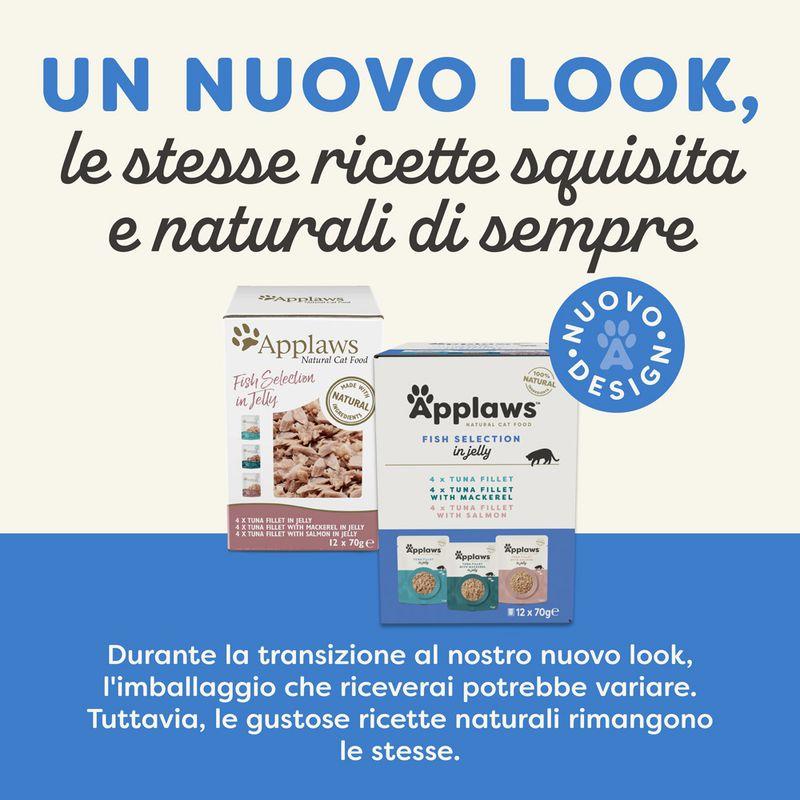 Zooplus Applaws Buste in Jelly Pacco misto 12 x 70 g Alimento umido per gatto Offerta Giorno del Papà