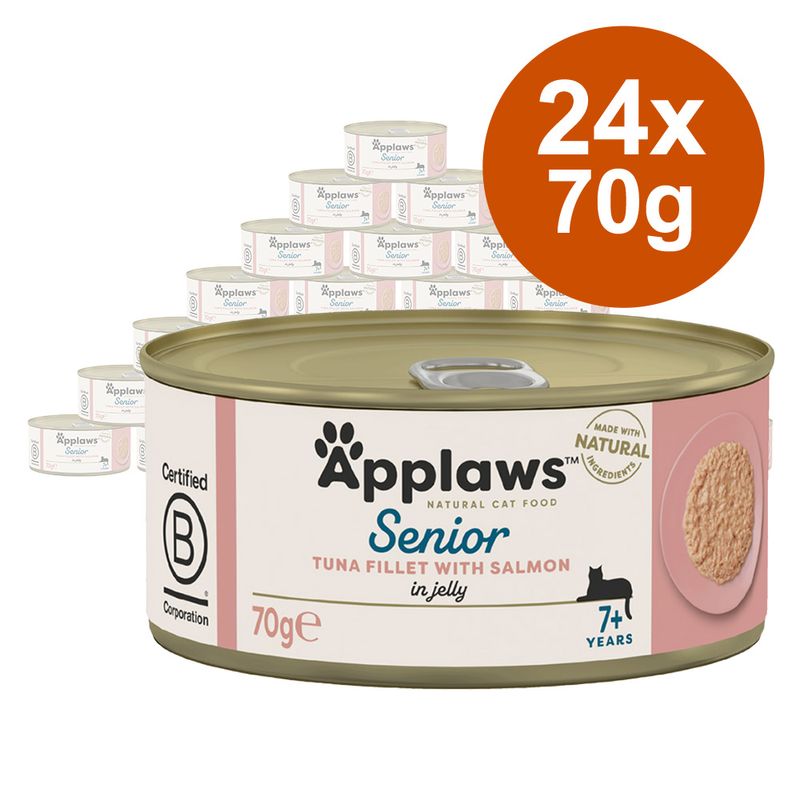 Zooplus Applaws Senior 24 x 70 g Alimento umido per gatto
