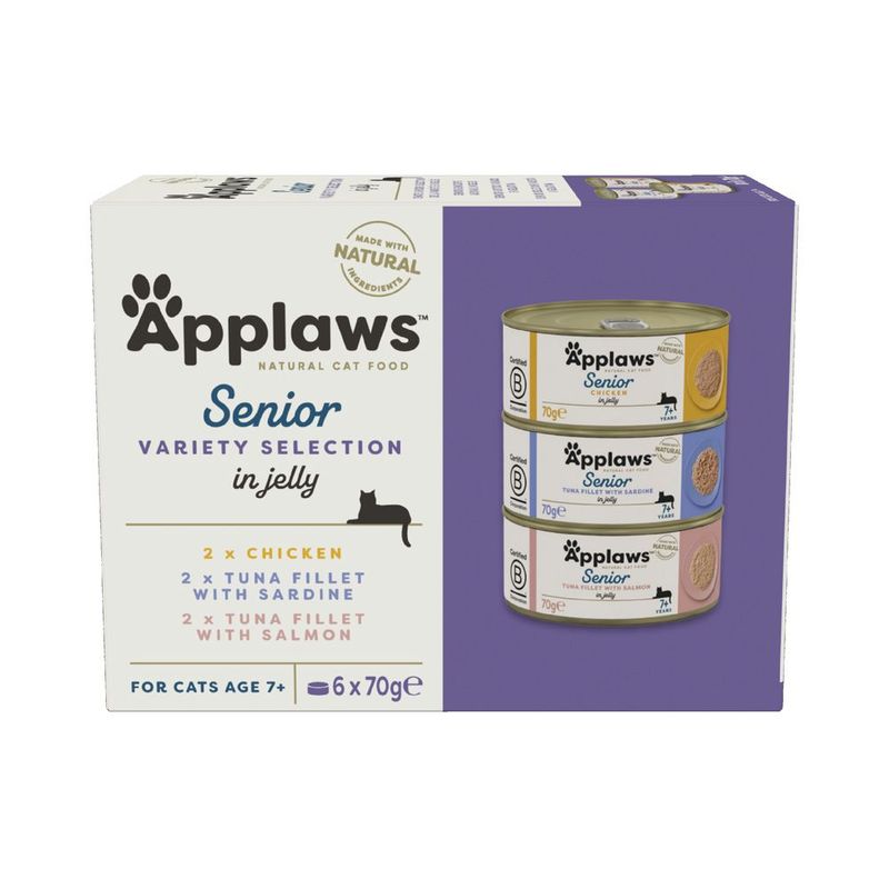 Zooplus Applaws Senior 12 x 70 g Alimento umido per gatto