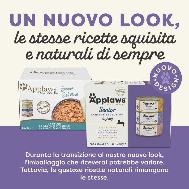 Zooplus Applaws Senior 12 x 70 g Alimento umido per gatto Smaltimento dello stoccaggio