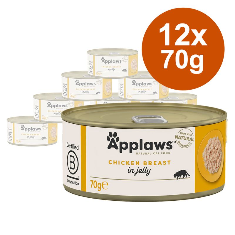 Zooplus Applaws in Jelly 12 x 70 g Alimento umido per gatti