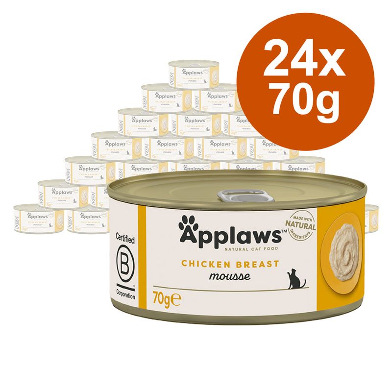 Zooplus Applaws Mousse 24 x 70 g