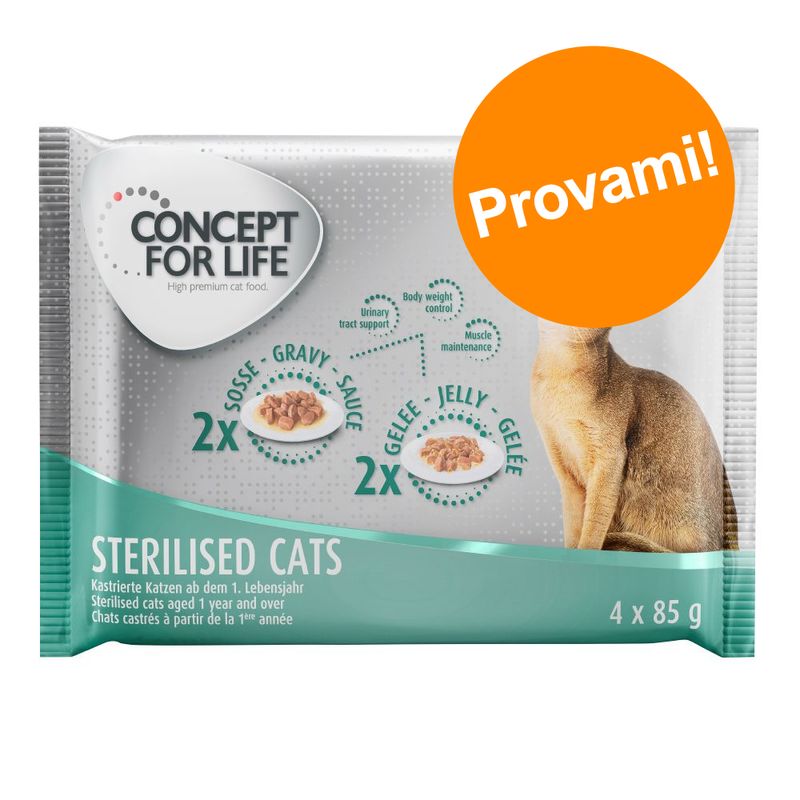 Zooplus Set prova misto Concept for Life 4 x 85 g