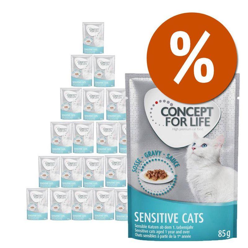 Zooplus Concept for Life 48 x 85 g Alimento umido per gatti Offerta settimanale