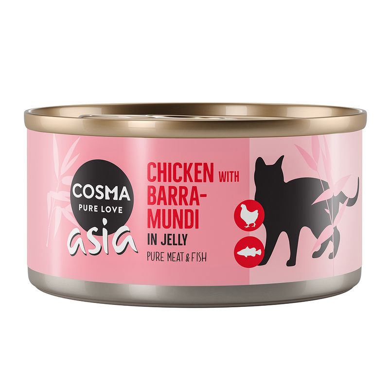 Zooplus Cosma Asia in gelatina 6 x 170 g Alimento umido per gatto Fino al 50% di sconto