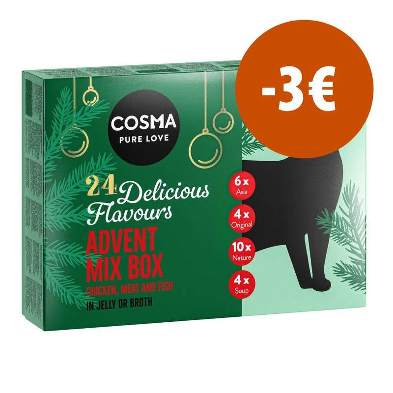 Zooplus Prezzo speciale Cosma Advent Mix Box