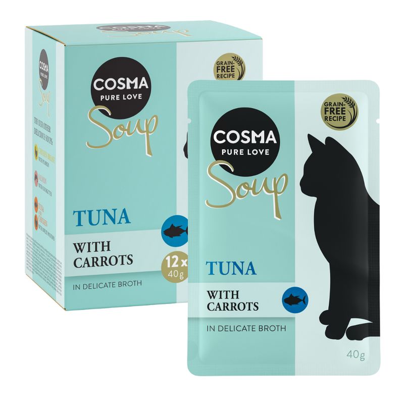 Zooplus Cosma Soup 12 x 40 g umido per gatto Offerta speciale della fabbrica