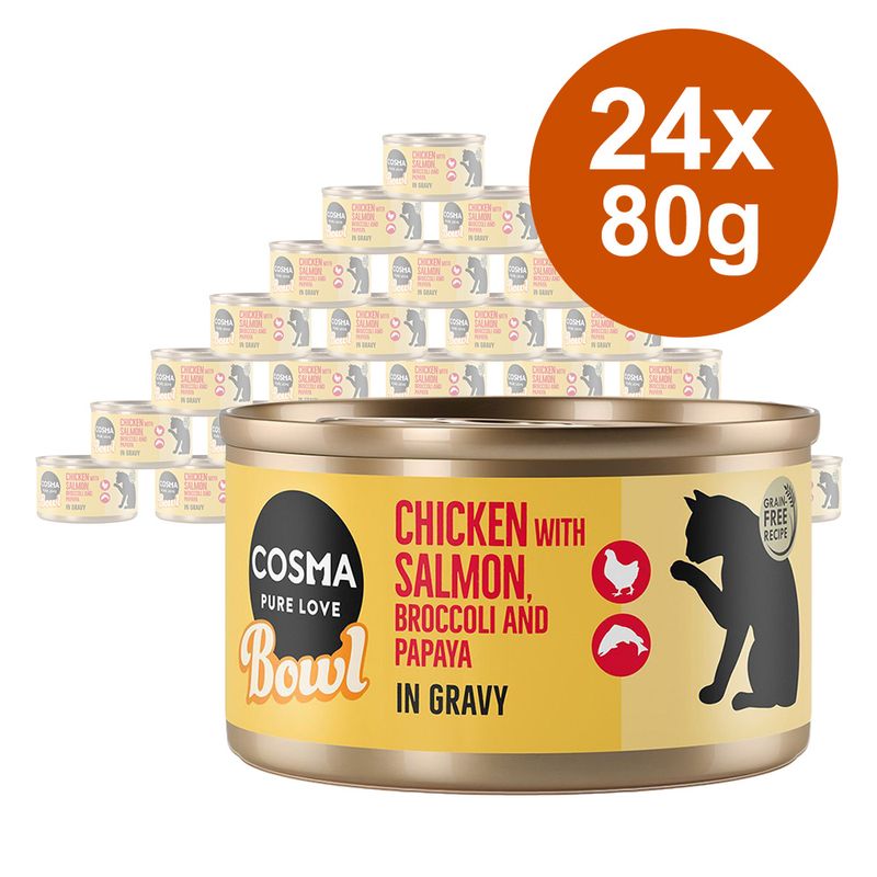 Zooplus Cosma Bowl 24 x 80 g Alimento umido per gatto