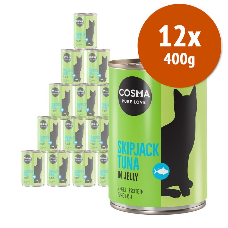 Zooplus Cosma Original in gelatina 12 x 400 g Alimento umido per gatti