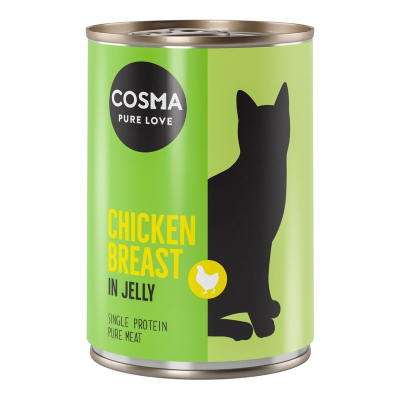 Zooplus Cosma Original in gelatina 12 x 400 g Alimento umido per gatti Solo un giorno rimasto