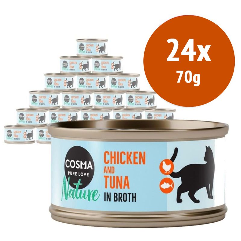 Zooplus Cosma Nature 24 x 70 g Enormi sconti