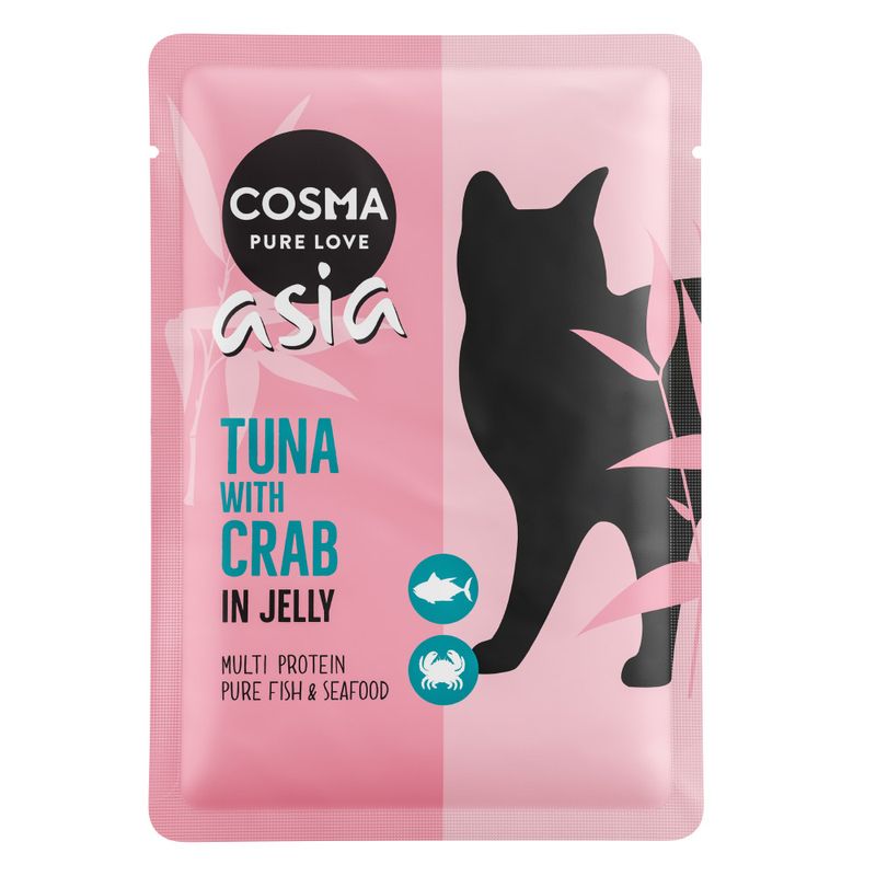 Zooplus Cosma Asia in busta 6 x 100 g Alimento umido per gatti