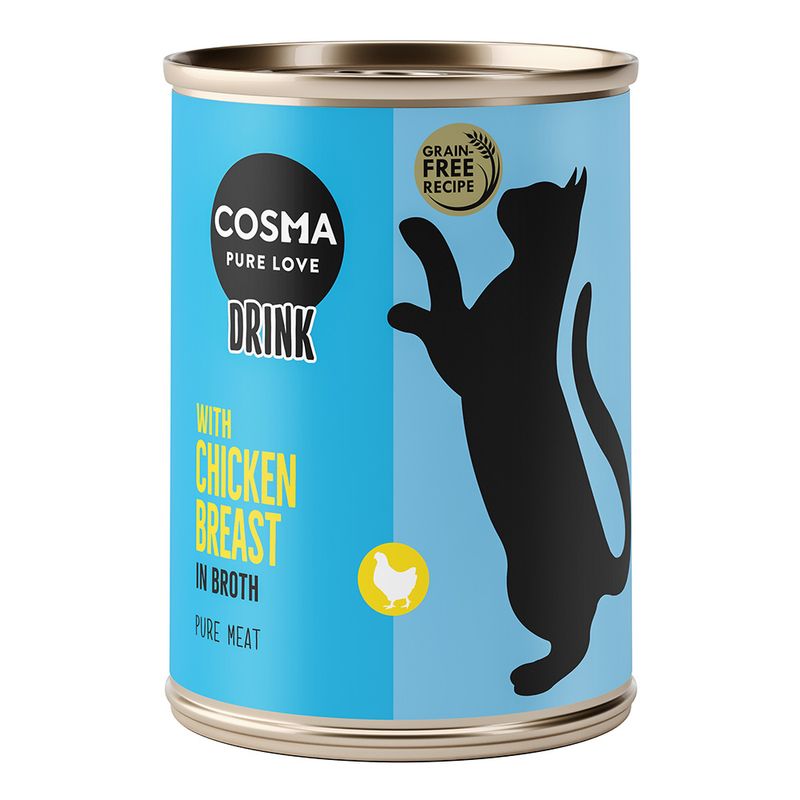 Zooplus Cosma Drink 6 x 100 g Bevanda snack per gatto Nuovo