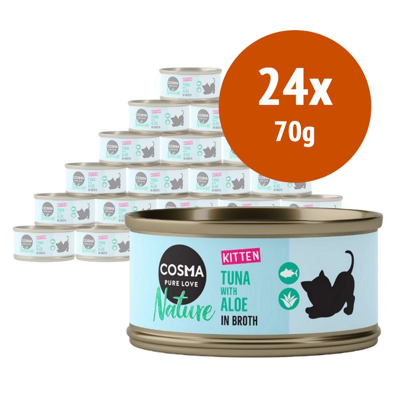 Zooplus Cosma Nature Kitten 24 x 70 g