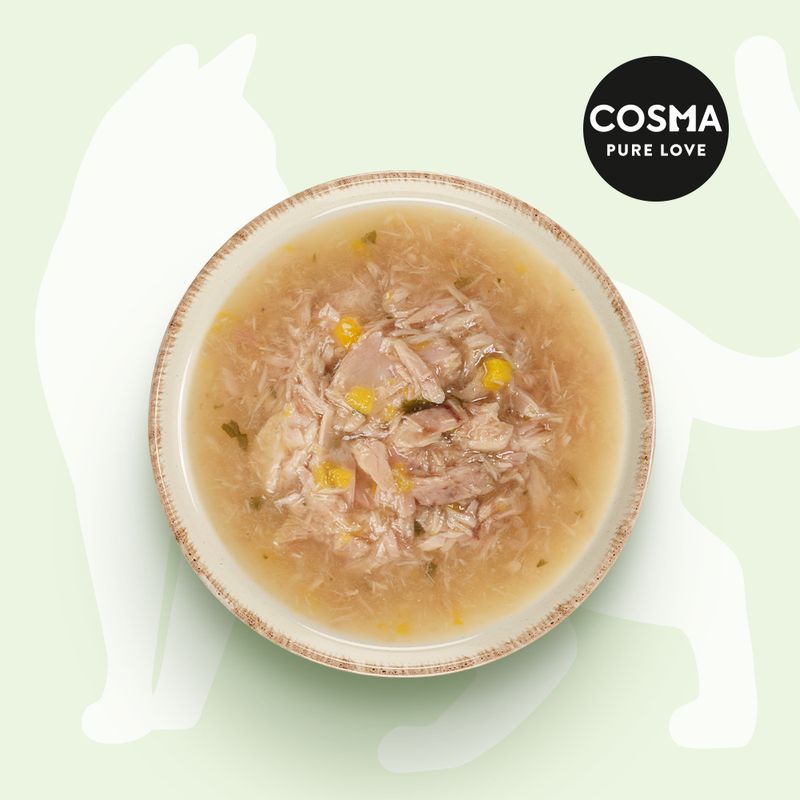 Zooplus Cosma Soup Winter-Edition Tonno con Zucca umido gatto Promozione