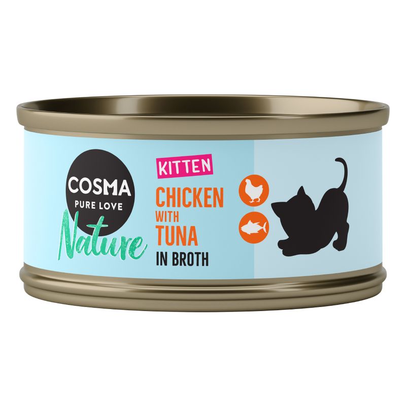 Zooplus Cosma Nature Kitten 6 x 70 g Qualità Garantita