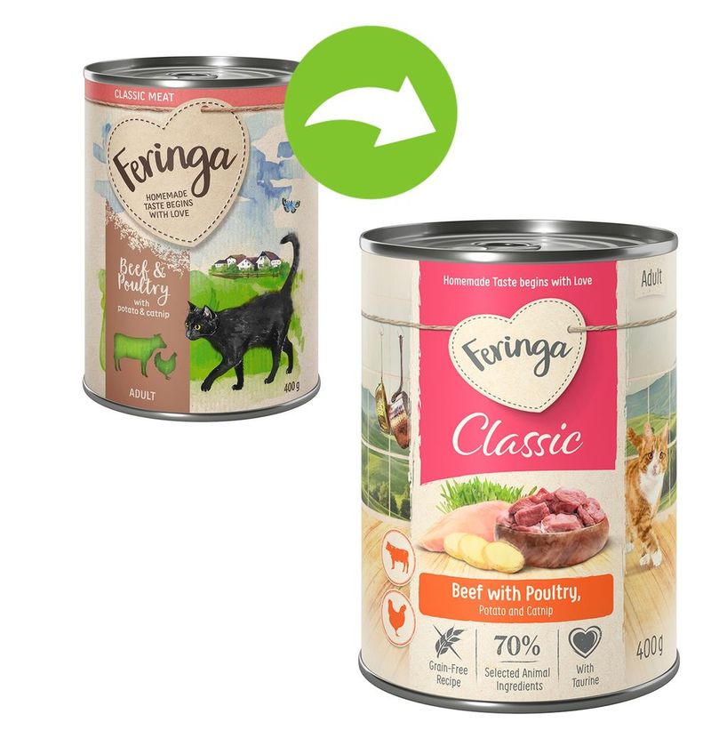 Zooplus Feringa Classic Meat Menù 6 x 400 g umido per gatti Acquista Ora
