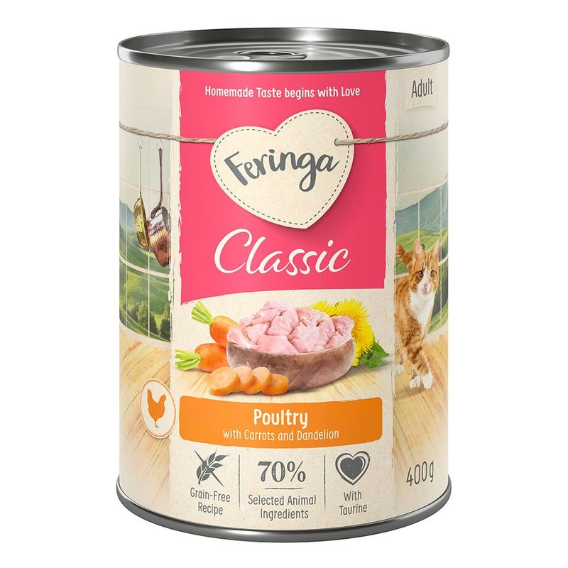 Zooplus Feringa Classic Meat Menù 6 x 400 g umido per gatti Acquista Ora