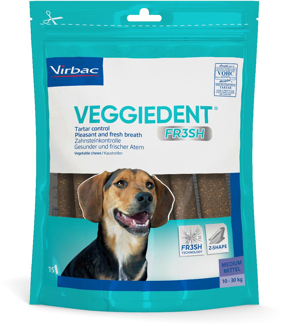 Miscota Virbac VeggieDent Fresh per i problemi di bocca nei cani Saldi Di Fabbrica