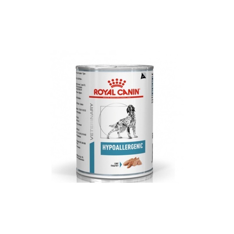 Miscota Royal Canin Cibo Umido per Cani Hypoallergenic Lattina Pezzi Unici