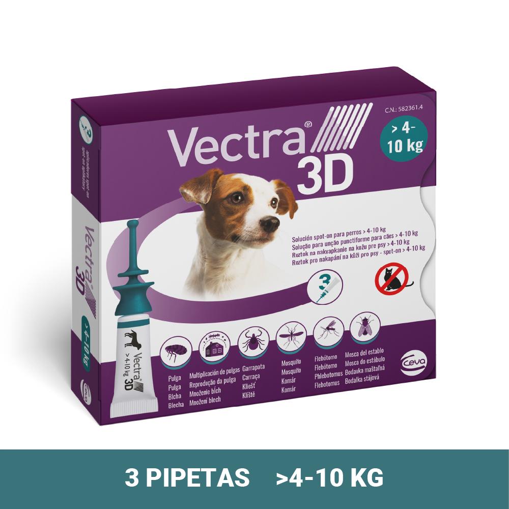 Miscota Vectra Pipette Sverminanti 3D per cani da 4-10 kg Novità