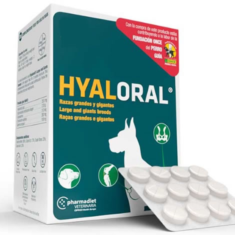 Miscota Farmadiet Hyaloral Integratore Alimentare Articolare per Taglie Grande e Giganti Presa