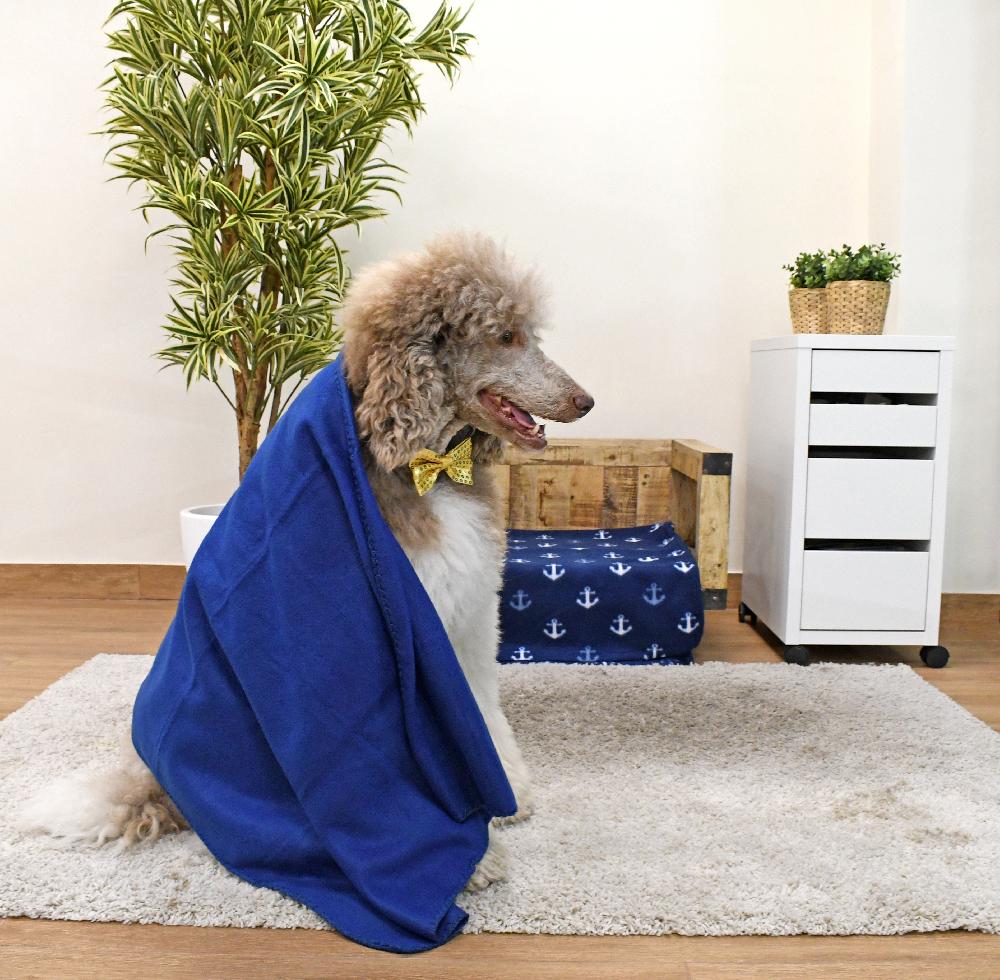 Miscota Musqui Tappeto extra morbido per cani blu navy Vendite Flash