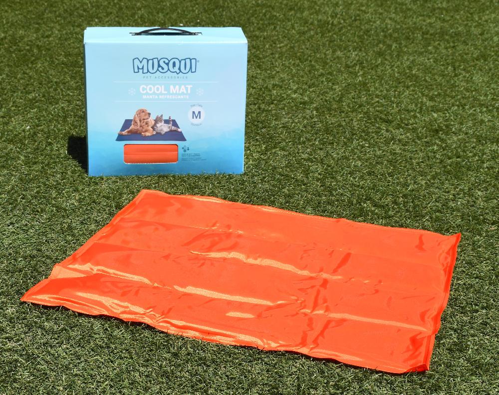 Miscota Musqui Coperta rinfrescante arancione per cani e gatti Consegna Veloce
