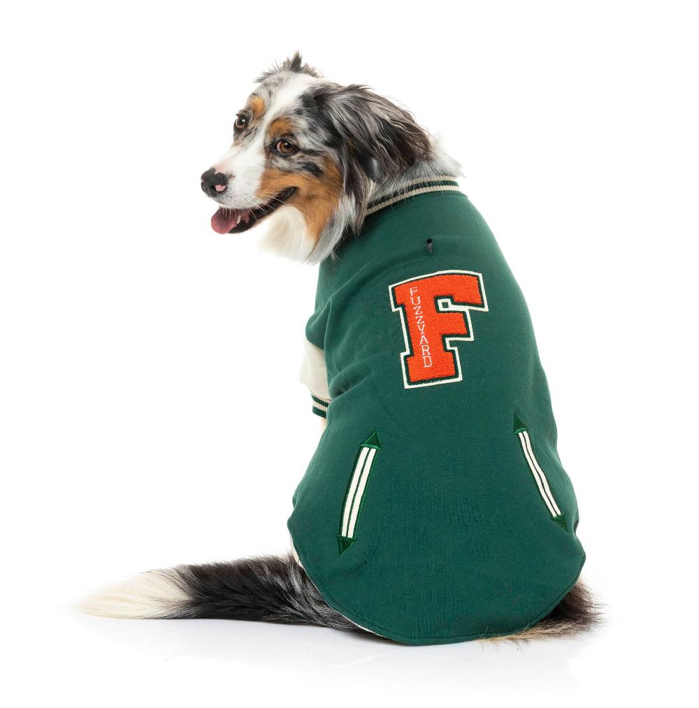Miscota FuzzYard Giacca Letterman Verde Vendita Economica