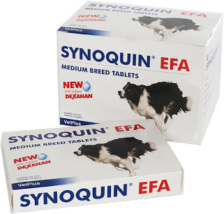 Miscota VetPlus Synoquin Joint Chondroprotector per cani medi in compresse Fino Al -60%