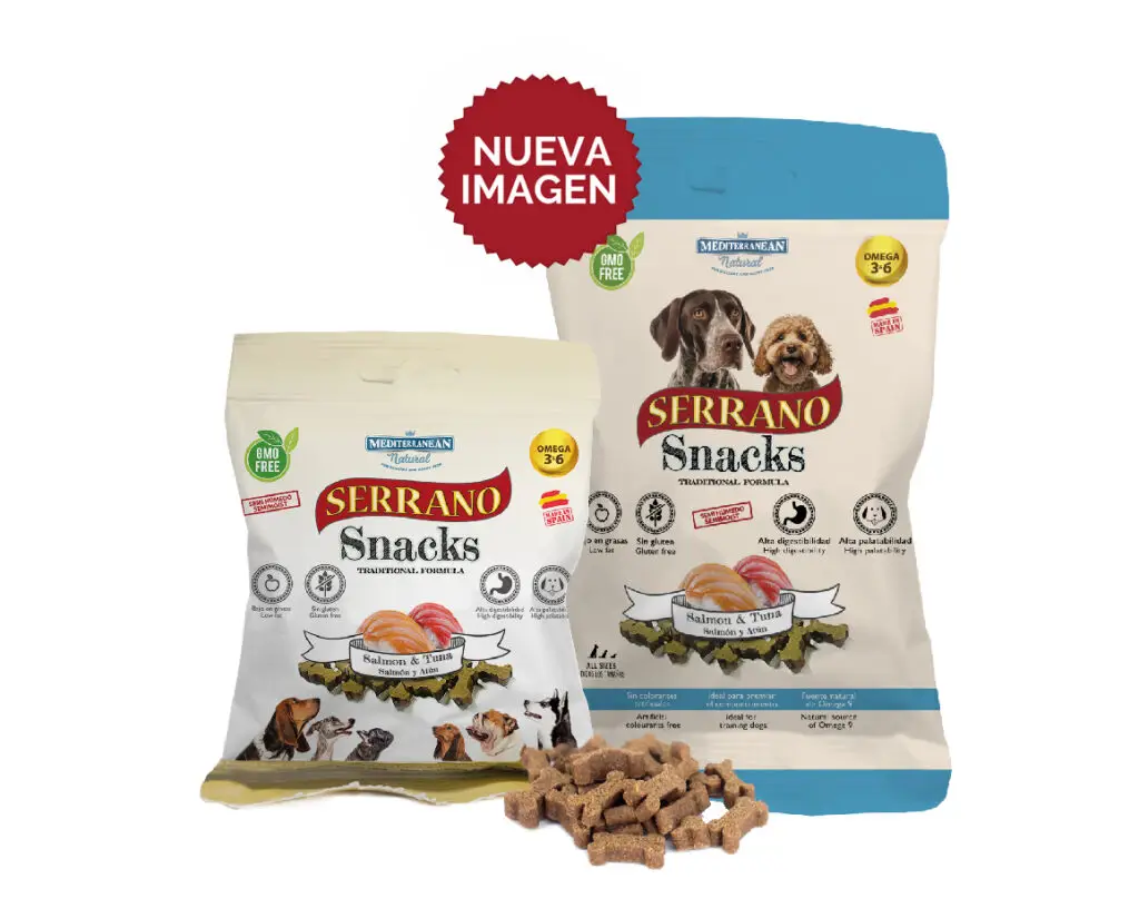 Miscota Mediterranean Natural Serrano Snacks con Salmone e Tonno Pezzi Unici
