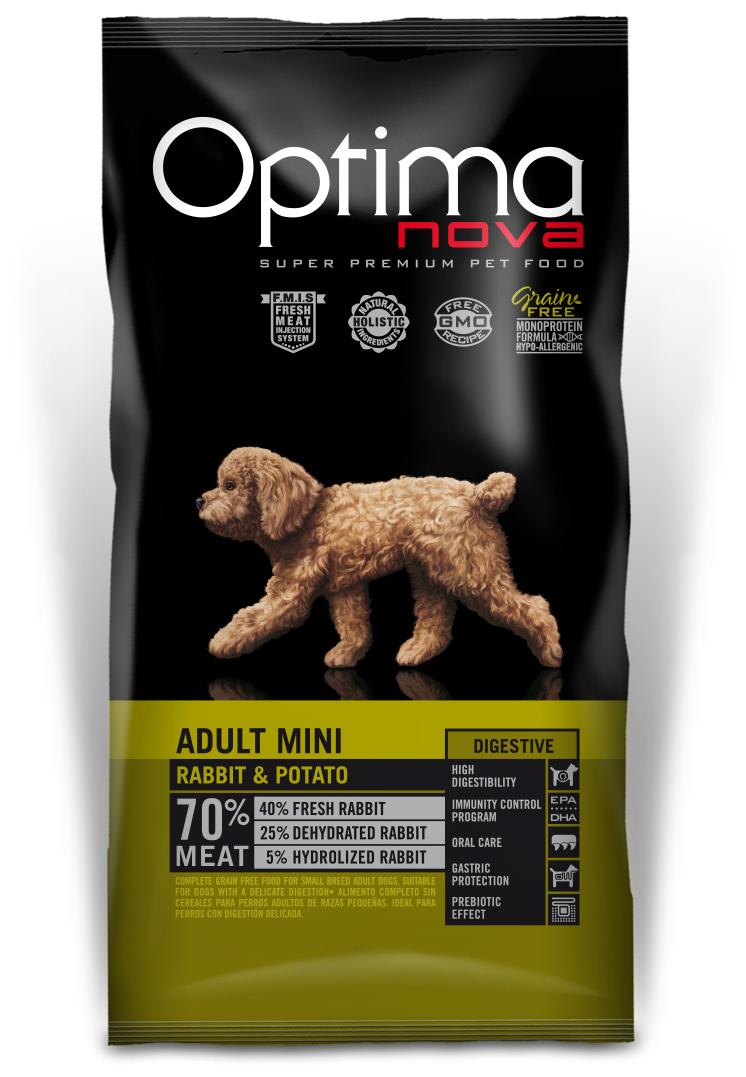 Miscota Optimanova Cibo Secco Adult Mini Coniglio e Patata In Vendita
