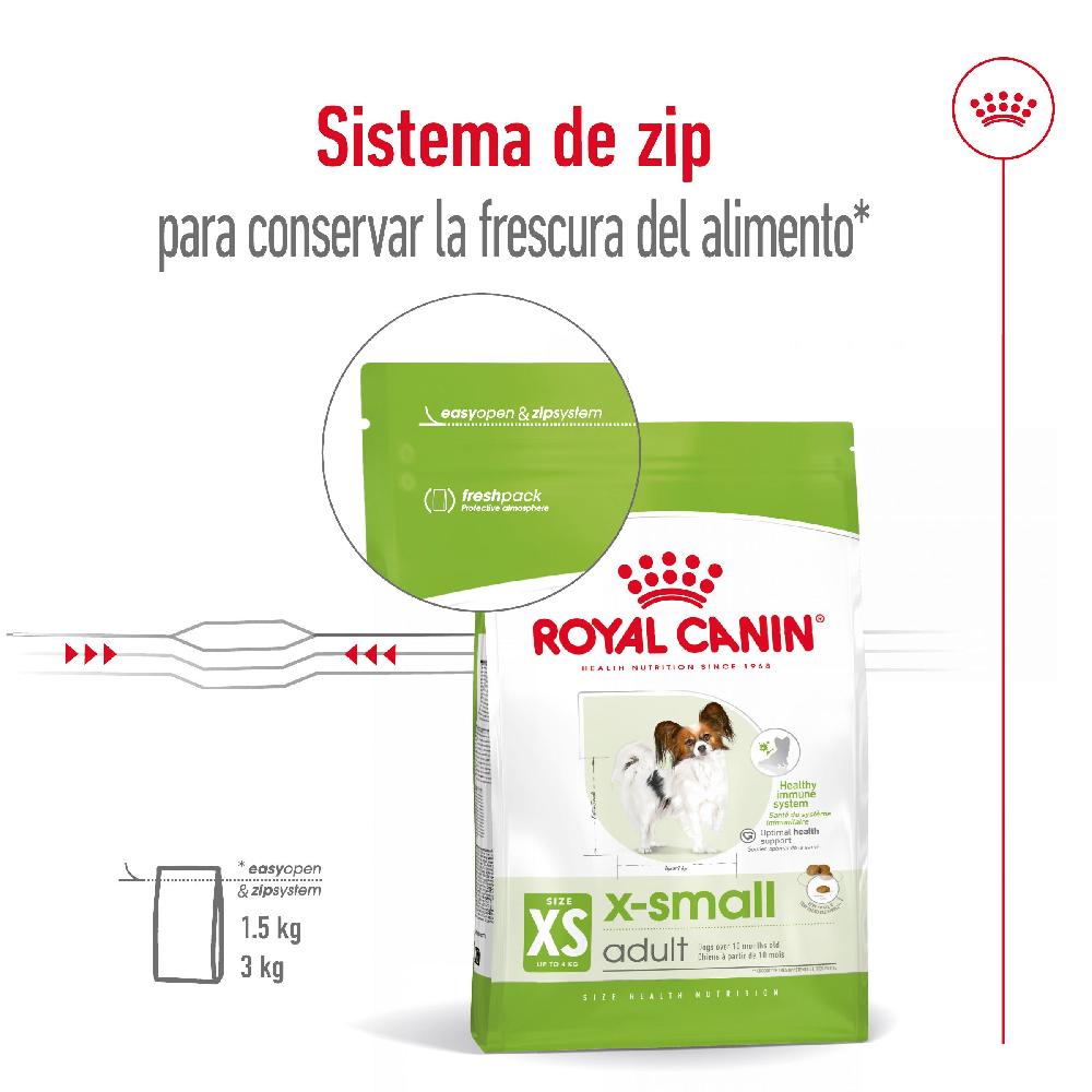 Miscota Royal Canin X-Small Adult per cani adulti di razza in miniatura Moda