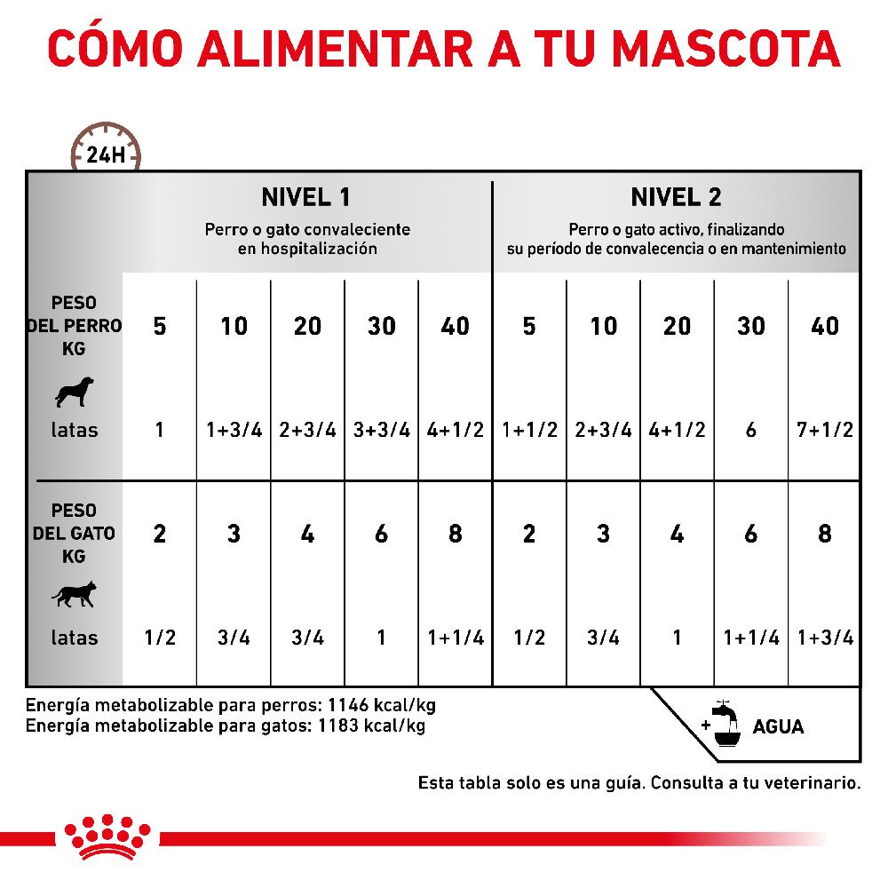 Miscota Pacco 12 Royal Canin Roya Canin Cibo Umido per Cani e Gatti Lattina Recovery Black Friday Prezzi