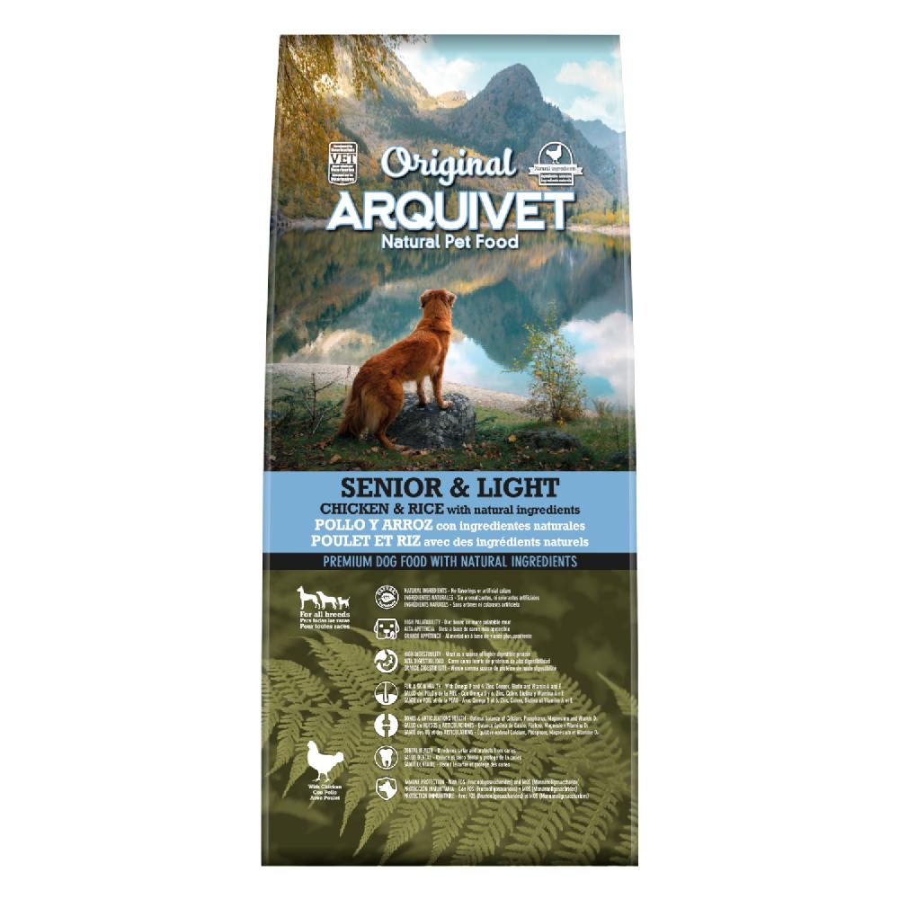 Miscota Arquivet Cane Original Senior & Light Pollo e Riso Fino Al -60%