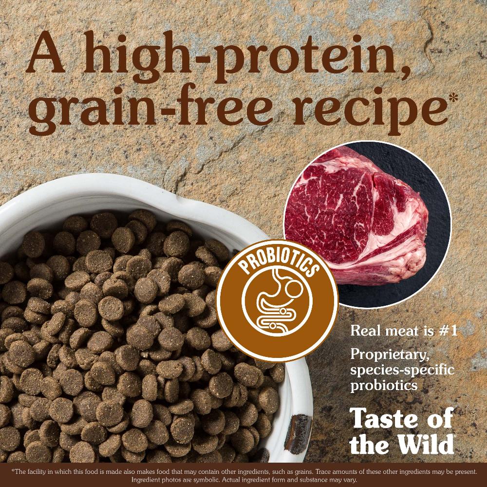 Miscota Taste of the Wild High Prairie Cibo per Cani con Arrosto di Bisonte e Cervo Moda